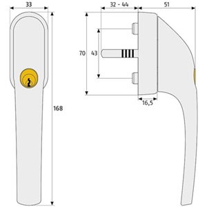 Abus FG300 Ma&szlig;e